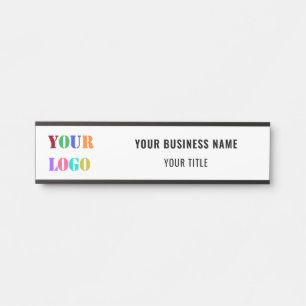 Exemple de plaque de porte de bureau pour votre en