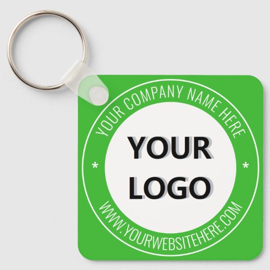 Exemple de porte-clés promotionnel avec logo d'ent (Recto)