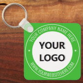 Exemple de porte-clés promotionnel avec logo d'ent (Recto)