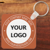 Exemple de porte-clés promotionnel avec logo d'ent (Verso)