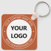 Exemple de porte-clés promotionnel avec logo d'ent (Dos)