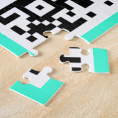 Exemple de puzzle de code QR (Côté)