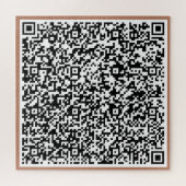 Exemple de puzzle de code QR personnalisé (Horizontal)
