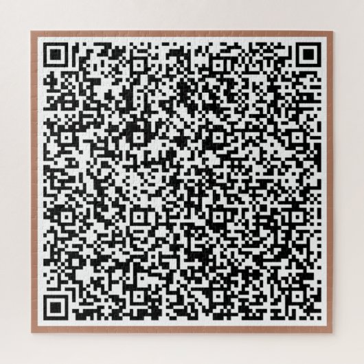 Exemple de puzzle de code QR personnalisé (Vertical)