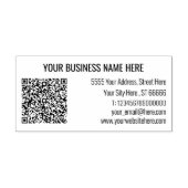 Exemple de tampon QR Code d'adresse de retour prof (Impression)