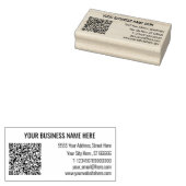 Exemple de tampon QR Code d'adresse de retour prof (Tamponné)