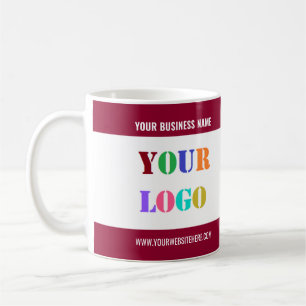 Exemple de tasse de café personnalisée avec logo d