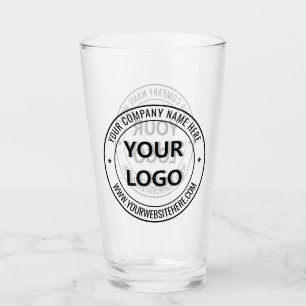 Exemple de verre personnalisé avec logo d'entrepri
