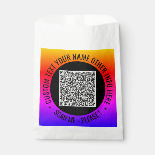 Exemple de votre code QR privilégiez les sacs avec