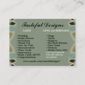 Exemple personnalisé carte de visite (Dos)