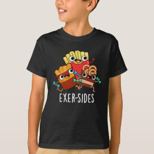 Exer-sides Grappige Oefening Grappen Donkere Achte T-shirt