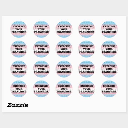 Exercez votre Franchise Stickers TRANS FIDE (Feuille)