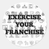 Exercez votre Sticker Franchise VIE NOIRE IMPORTAN (Devant)