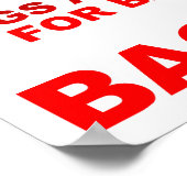 Exercice = Affiche drôle au bacon (Coin)