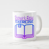 Exercice cérébral - Jumbo Mug (Devant droit)