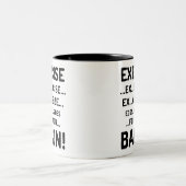 Exercice drôle pour des tasses de lard (Centre)