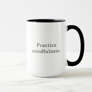 Exercice Mindfulness Expression Simple Café Mug