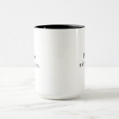 Exercice Mindfulness Expression Simple Café Mug (Centre)