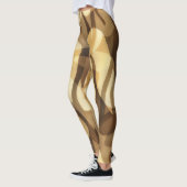 Exercice Mocha et Tan Art Leggings (Gauche)
