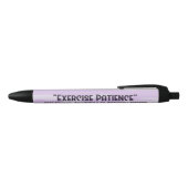 Exercice Patience Stylo à encre noire (Haut)