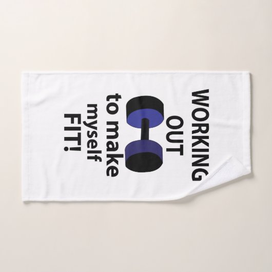 Exercice Poids de l'entraînement (Serviette à main)