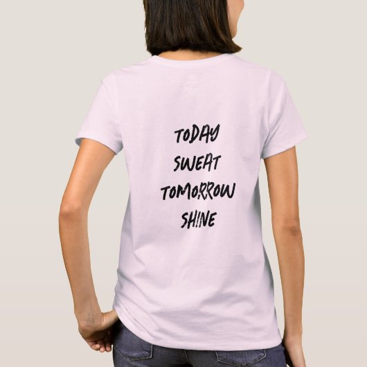 EXERCICE PORTANT TSHIRT POUR LES FEMMES (Dos)