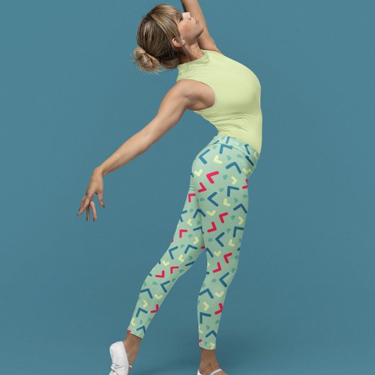 Exercice vert mignon Yoga Femmes Leggings