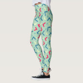 Exercice vert mignon Yoga Femmes Leggings (Gauche)