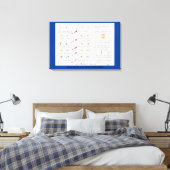 Exercices de vision oculaire sur toile enroulée (Insitu(Chambre))