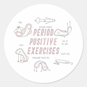 Exercices positifs de la période Sticker rond