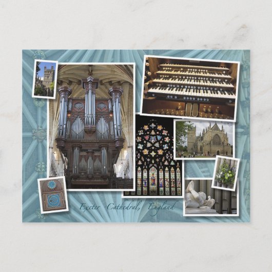 Exeter Cathedral, UK - montage briefkaart (Voorkant)