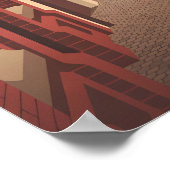 Exeter Devon Travel Poster (Coin)