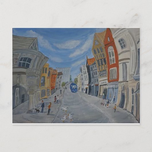 Exeter Guildhall, High Street, Exeter Devon Briefkaart (Voorkant)