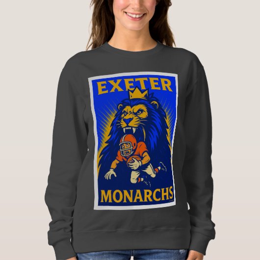 Exeter Monarchs classique sweatshirt à col roulé (Devant)