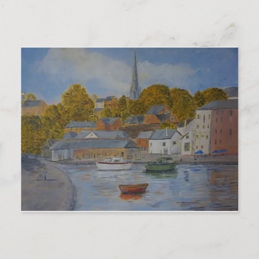 Exeter Quay avec bateaux Cartes postales (Devant)