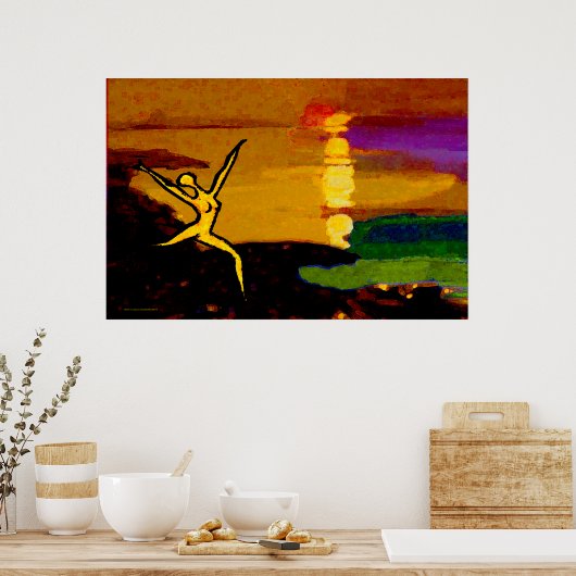 Exhale! v2-P (36 x 24 inch) Poster (Keuken)