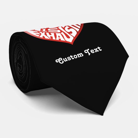 Exhausting Love Stropdas (Opgerold)