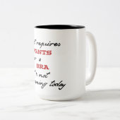 exige le pantalon ou une conception drôle de tasse (Devant droit)