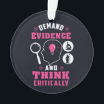 Exiger des preuves et penser la science critique<br><div class="desc">Demander des preuves et penser la science criminalistique en disant avec un design moderne comprenant l'investigation et l'équipement scientifique</div>