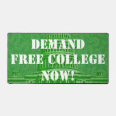 Exiger une université libre maintenant (Recto)