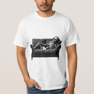 Existence épuisante T-shirt squelette