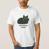 Existential Dread Cat T-shirt (Voorkant)