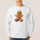 Existential Gingerbread Cookie Mannen T-shirt (Voorkant)