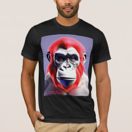 EXISTENTIAL LITE Ape Red Unisex T-shirt