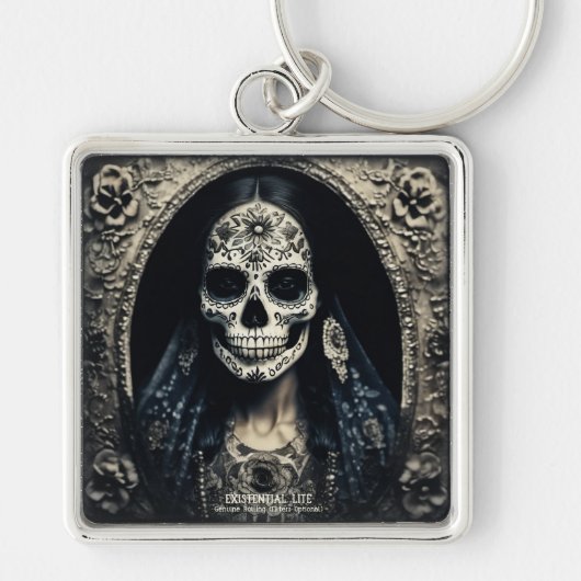 EXISTENTIAL LITE  Femme Schedel 4 Sleutelhanger (Voorkant)