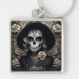 EXISTENTIAL LITE  Femme Skull 3 Sleutelhanger