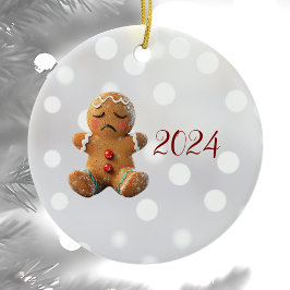 Existentieel Gingerbread Keramisch Ornament