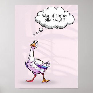 Existentiële Gans Poster