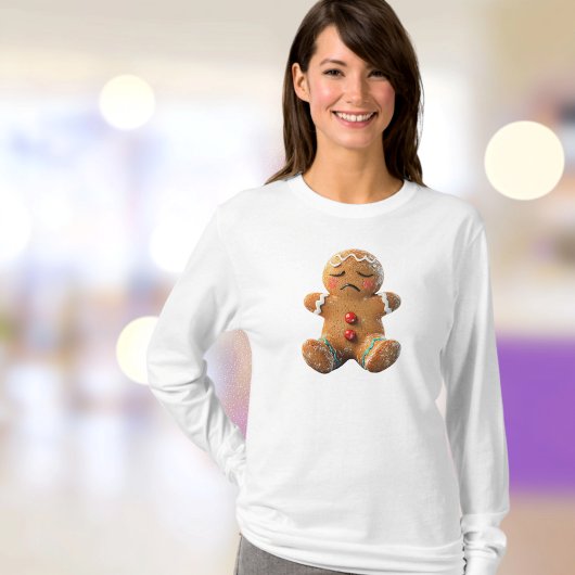 Existentiële Gingerbread Cookie Vrouwen T-shirt