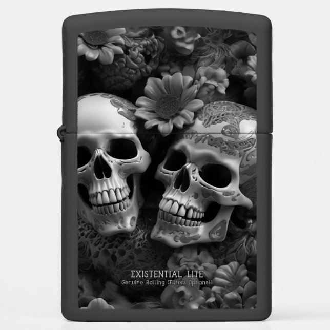 EXISTENTIËLE LITE Lovers Skulls  (Voorkant)